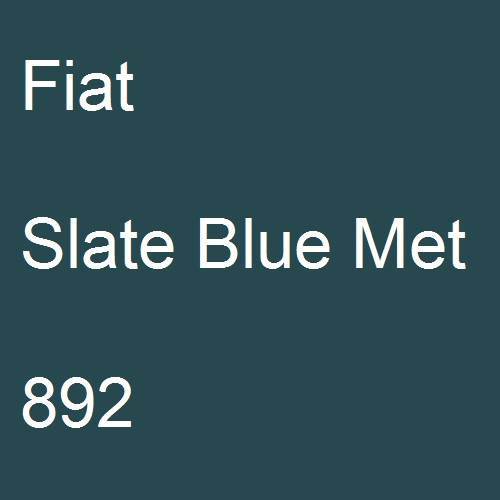 Fiat, Slate Blue Met, 892.